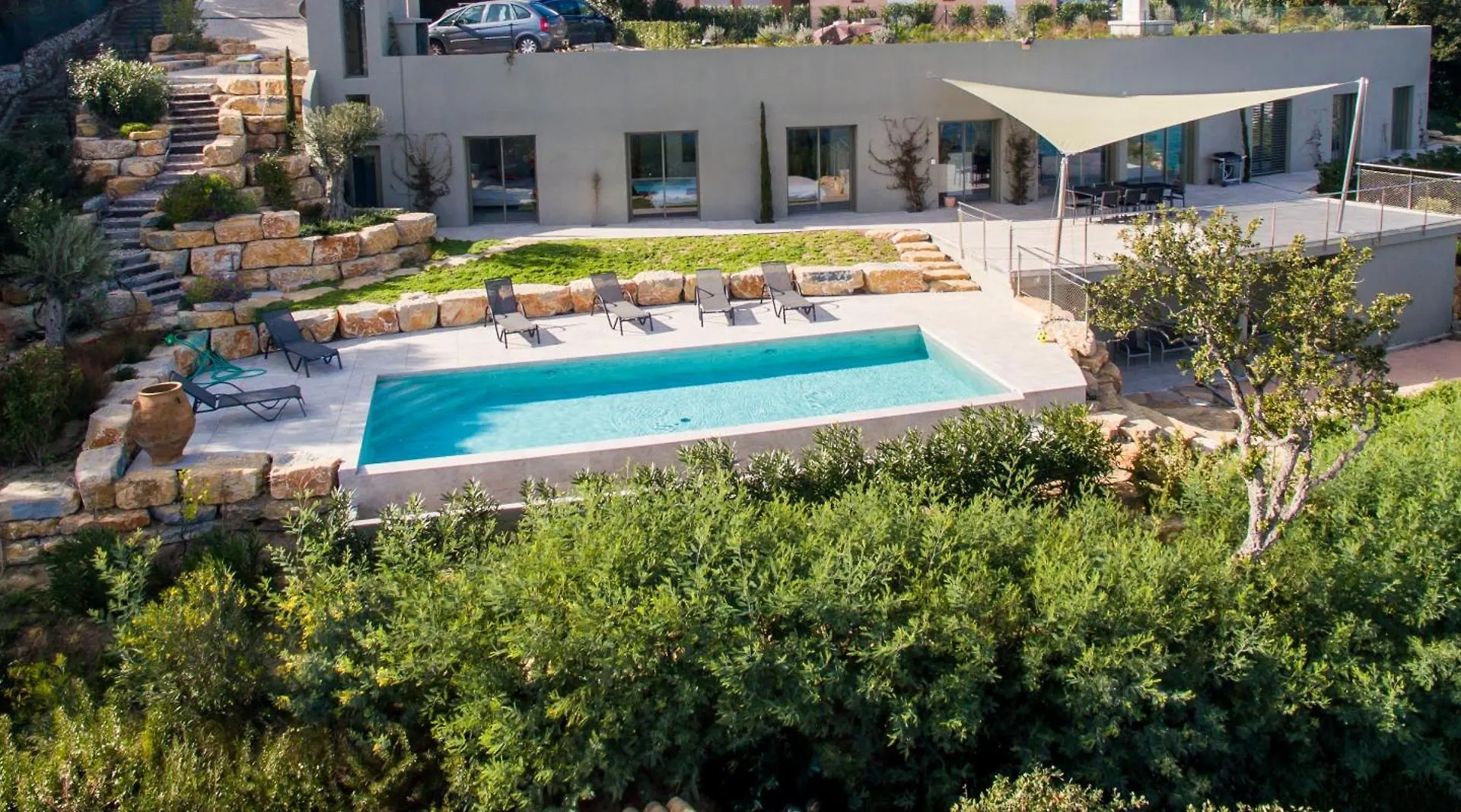 Unique ! Villa Plain-Pied Vue Exceptionnelle Golfe St Tropez A 200 M De La Plage Sainte-Maxime